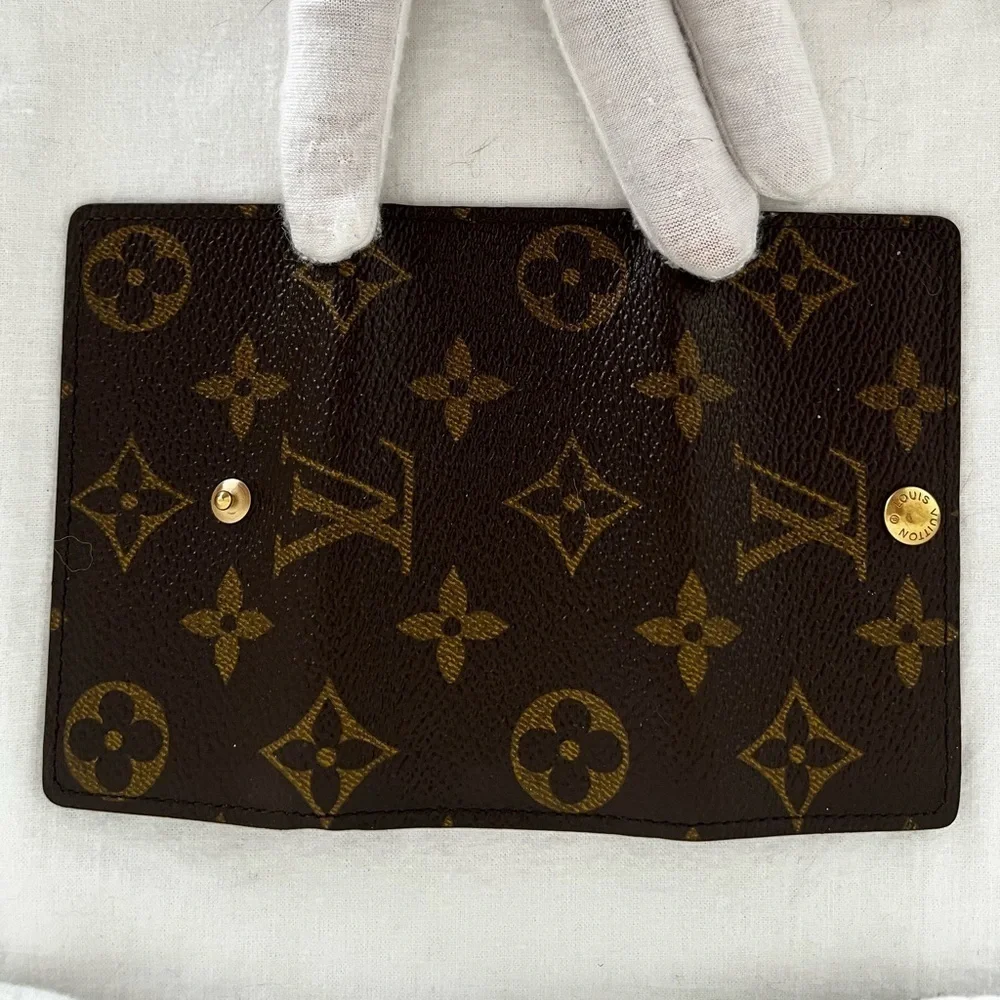 Louis Vuitton Monogram 4-Key Holder Rare 4-Hook Version France 1998
